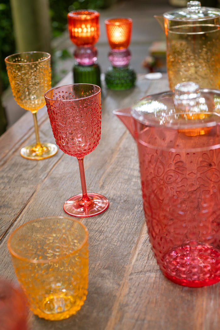 J-Line karaf - kunststof - rood