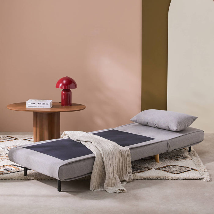 sweeek - Omvormbare fauteuil stof houten frame 1 zitplaats