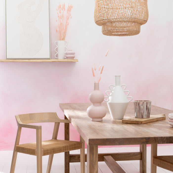 J-Line stoel Vierkant Open Sungkai - hout - naturel