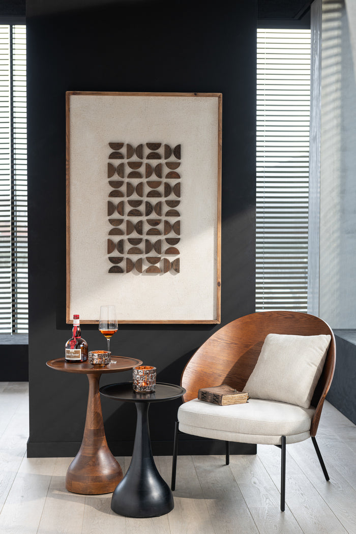 J-Line loungestoel - multiplex|metaal - bruin|beige