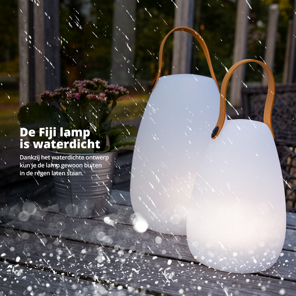 FlinQ Tafellamp Fiji Led IP44 incl. Accu  15 x 20cm