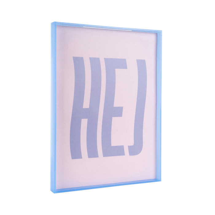 present time - Wall Art Hej Large