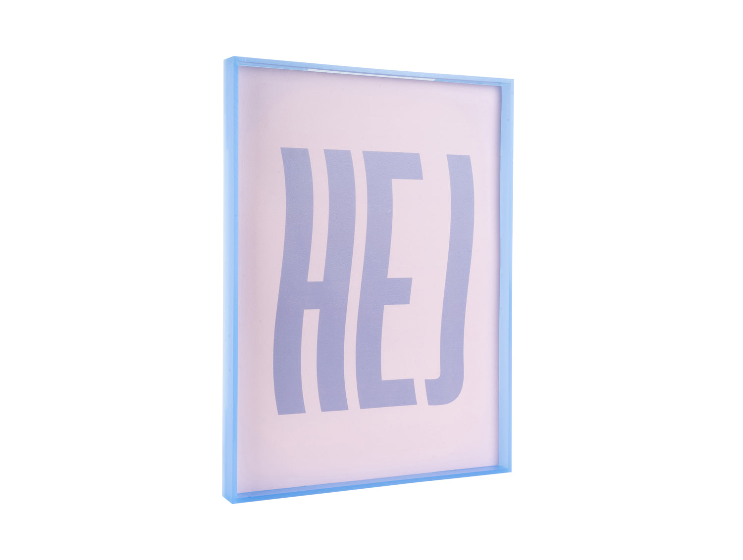 present time - Wall Art Hej Large