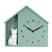 Karlsson - Wall Clock Siting Cat