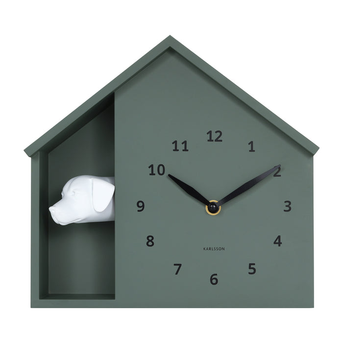 Karlsson - Wall Clock Peeking Doggy