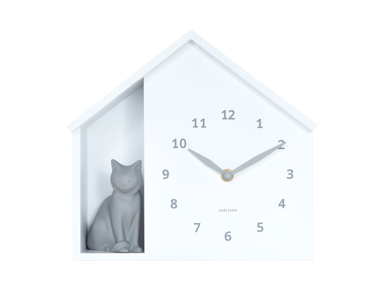 Karlsson - Wall Clock Siting Cat