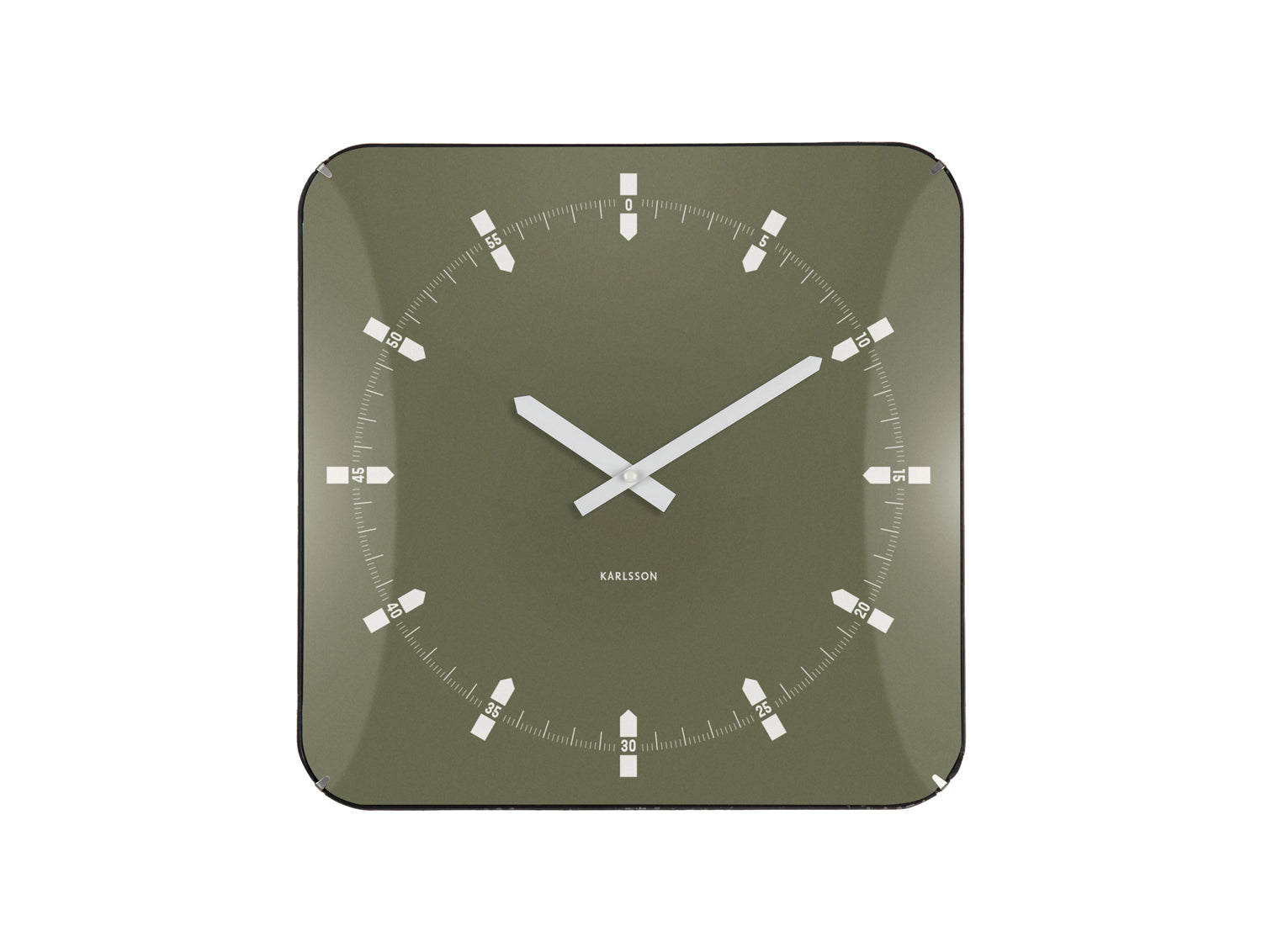 Karlsson - Wall Clock Sucinto Dome Square