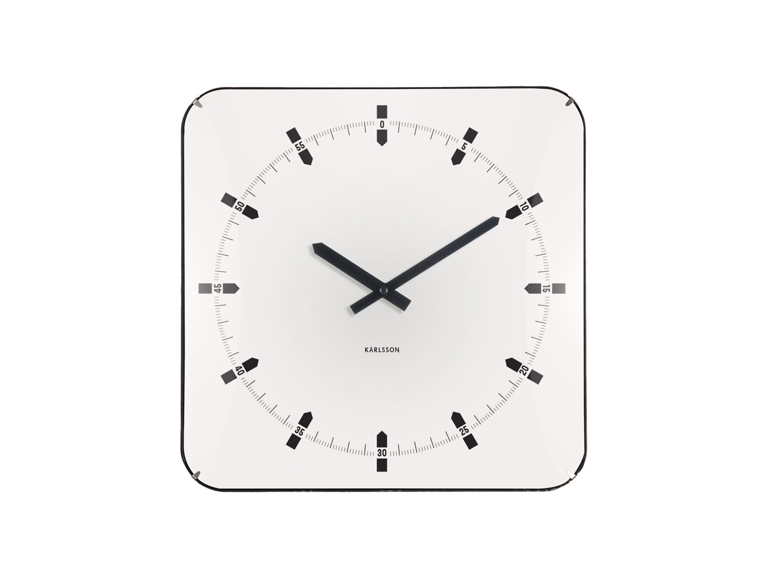 Karlsson - Wall Clock Sucinto Dome Square