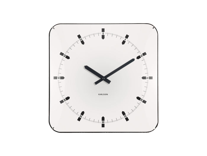 Karlsson - Wall Clock Sucinto Dome Square