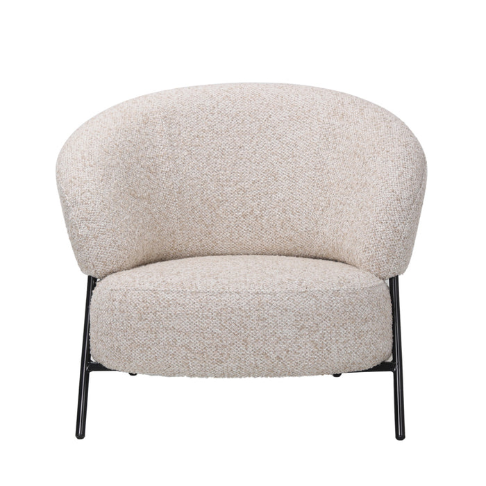 DÉJA Living - Fauteuil Beige Stof - 85x85x70cm - Kumla