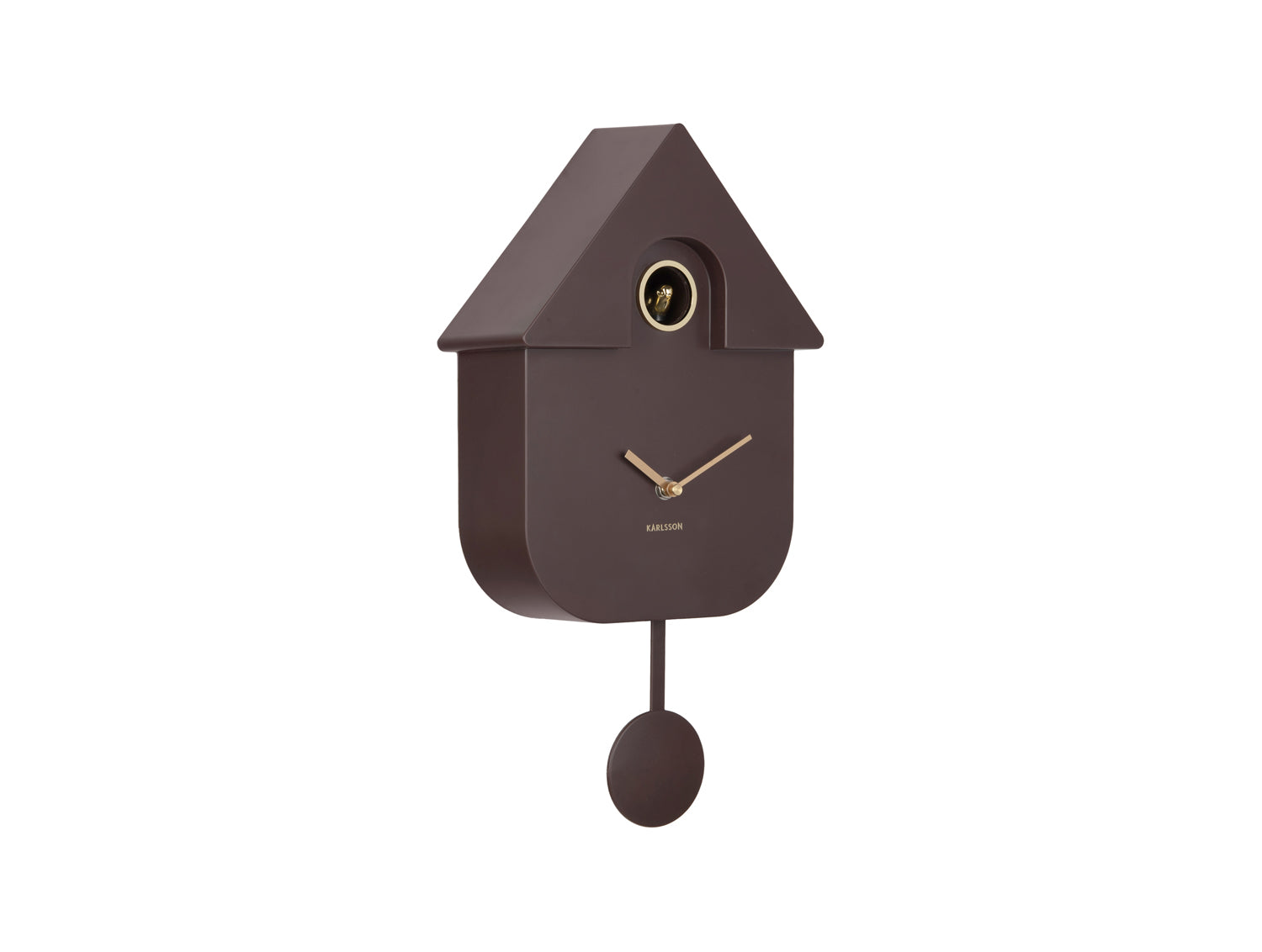 Karlsson - Wall Clock Modern Cuckoo Oro