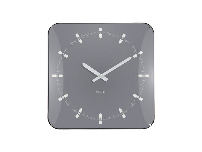 Karlsson - Wall Clock Sucinto Dome Square