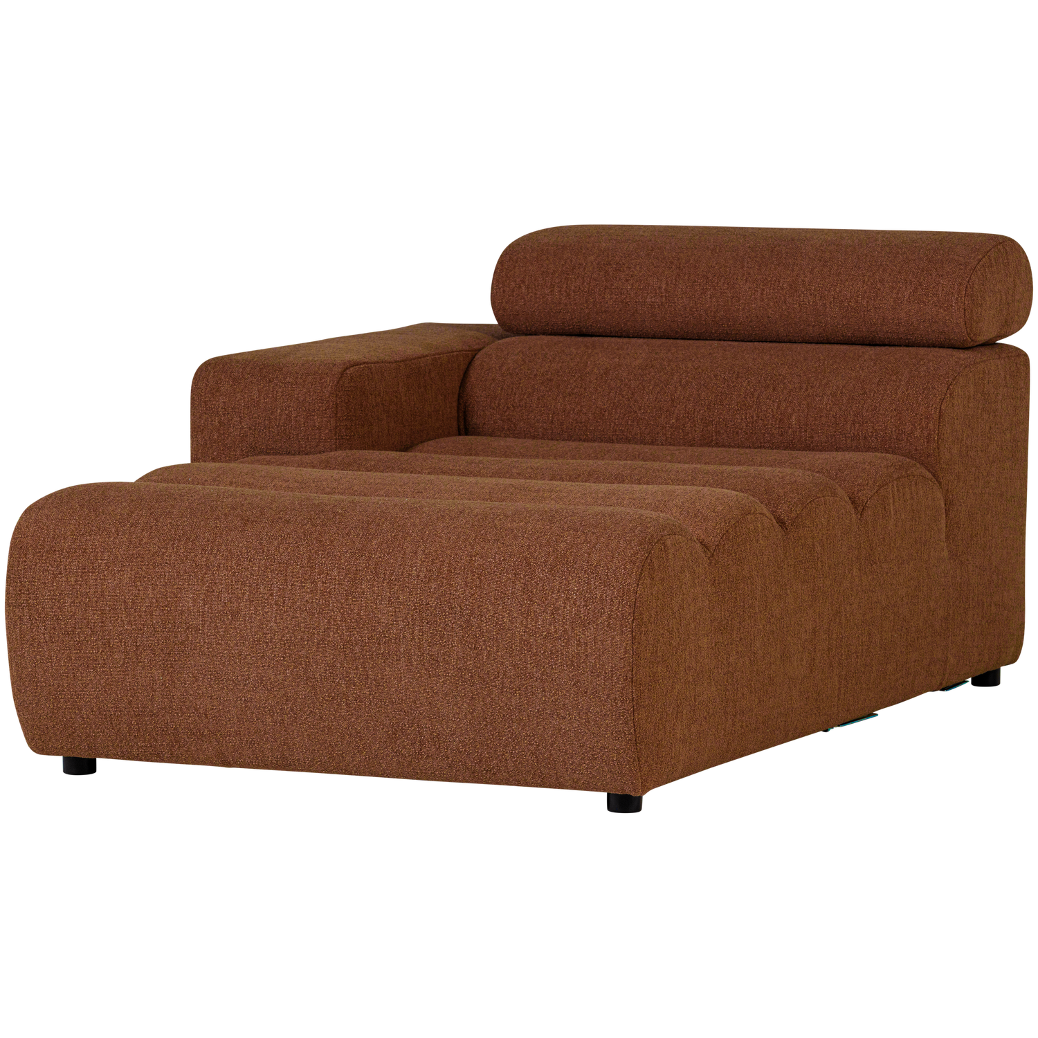 WOOOD Novi Chaise Longue Element Arm Links - Polyester - Terra