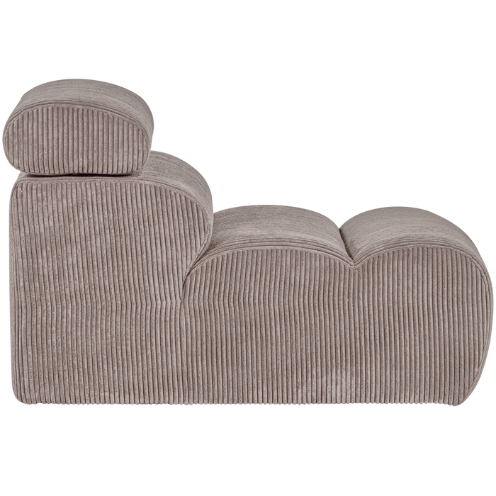 WOOOD Novi 1-Zits Element Bank - Ribstof - Zand - 86x82x113