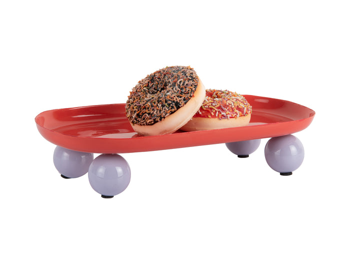 present time - Tray Double Funky Oval Large