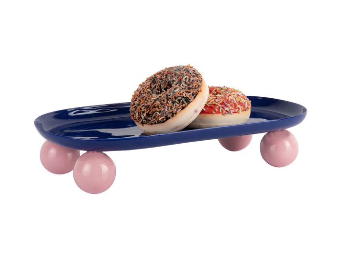 present time - Tray Double Funky Oval