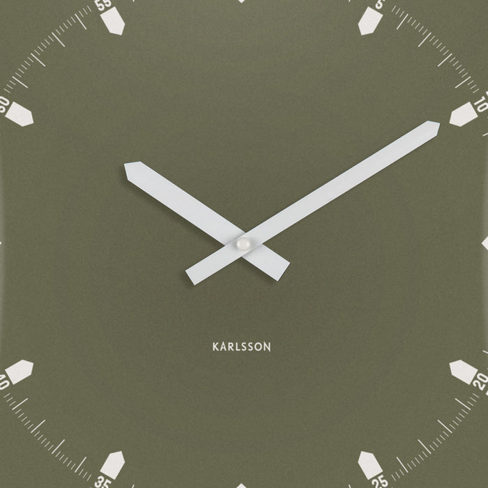 Karlsson - Wall Clock Sucinto Dome Square