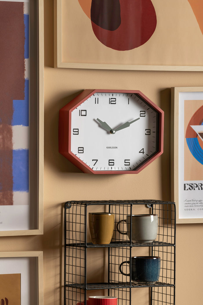 Karlsson - Wall Clock Modern Factory Octagon
