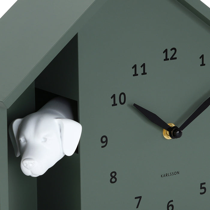 Karlsson - Wall Clock Peeking Doggy