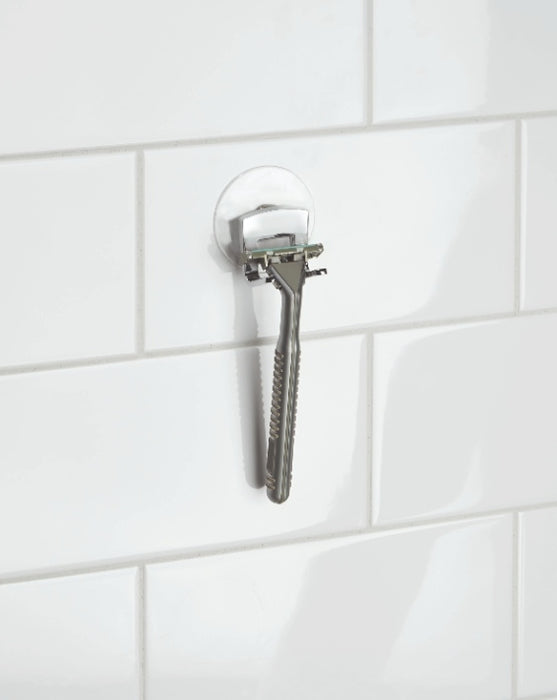 Scheermeshouder met Zuignap, RVS, Zilver - iDesign | Gia