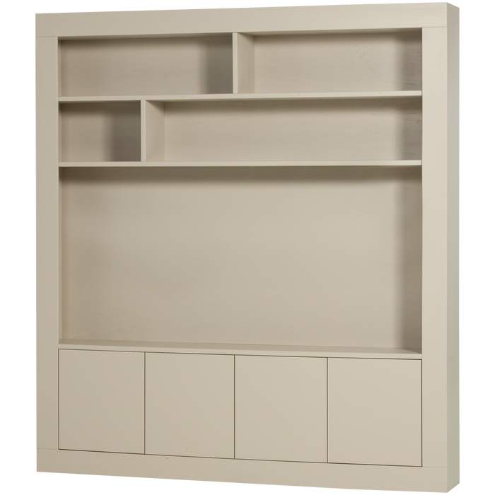 vtwonen Wallcover Wandkast - Grenen Hout - Dust|Grijs - 229x210x31