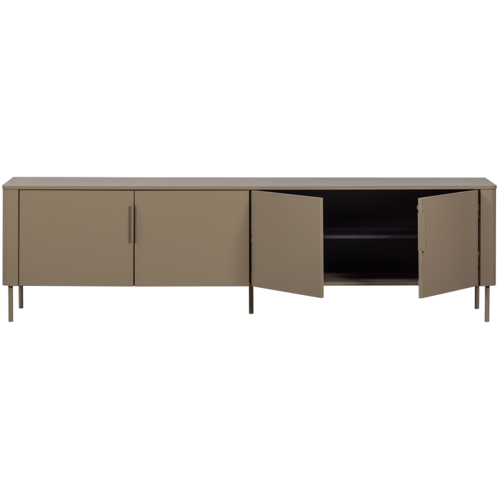 WOOOD Gunnar Tv Meubel - Grenenhout -  Mud|Bruin - 56x200x44