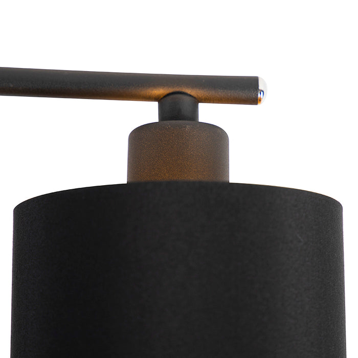 QAZQA Smart hanglamp zwart verstelbaar incl. 6 Wifi B35 - Lofty