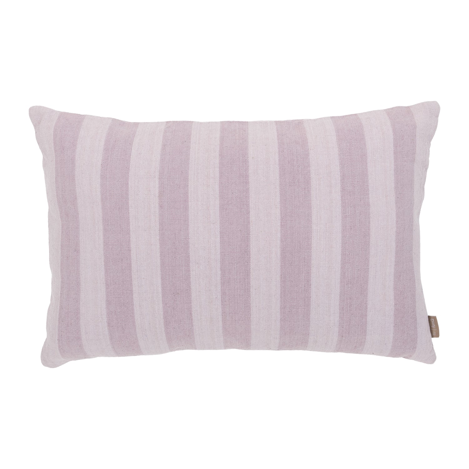 by fonQ Linen Stripe Sierkussen 40 x 60 cm - Lavendel