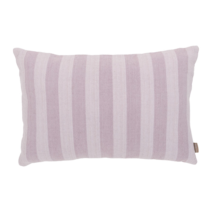 by fonQ Linen Stripe Sierkussen 40 x 60 cm - Lavendel