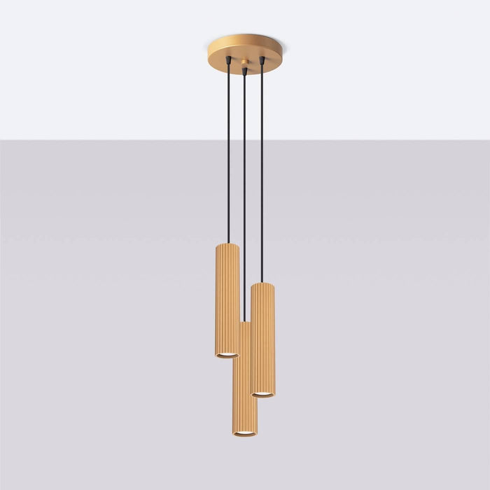 Sollux Hanglamp Karbon 3-lichts