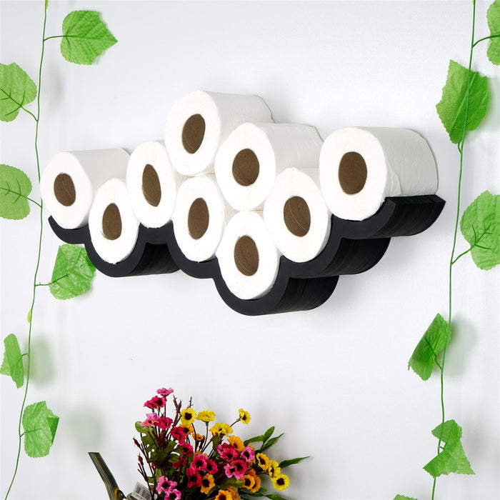 Asir Toiletpapierhouder | Zwart | 62 x 9 x 16 cm