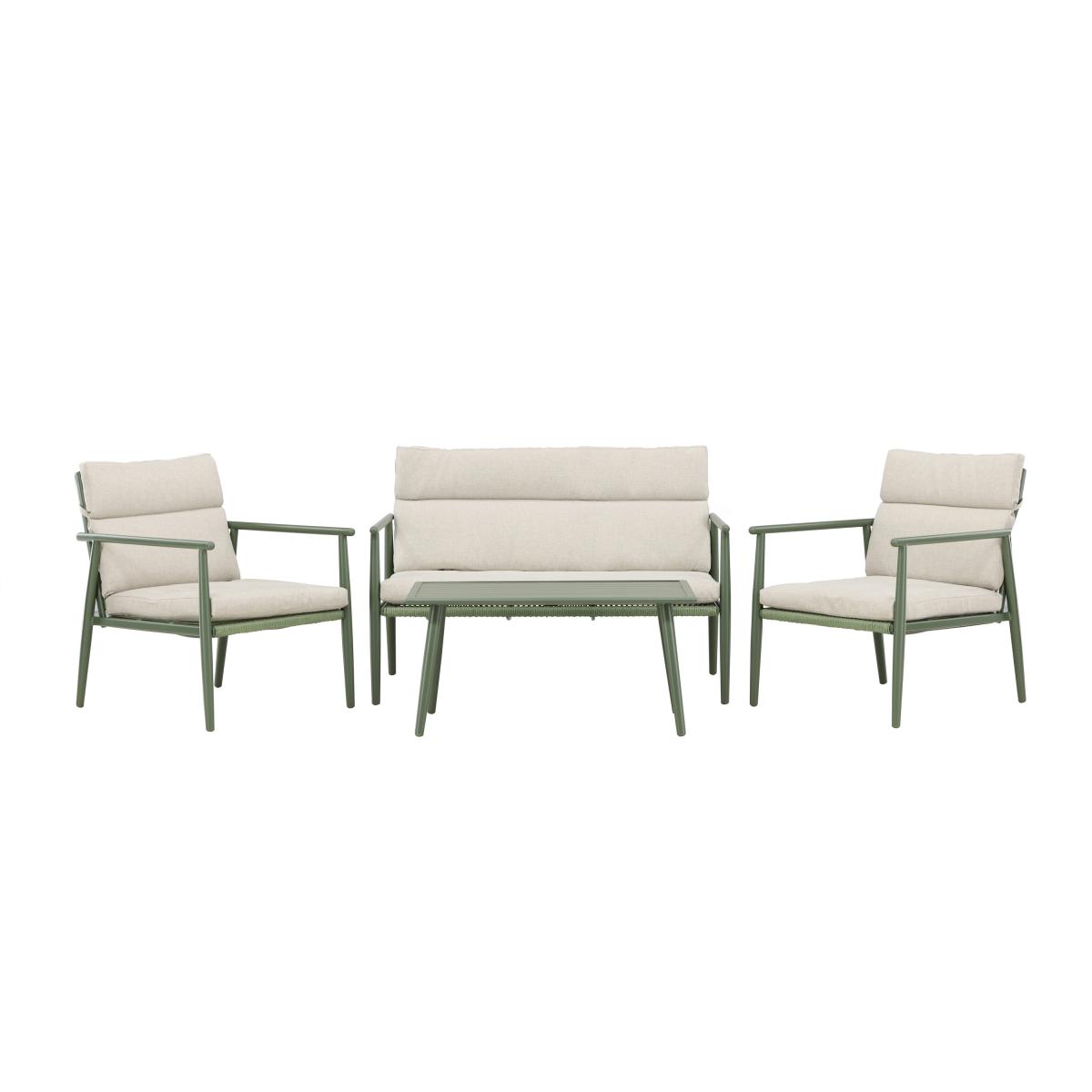 Svea - Mustafa bankstel - groen|beige