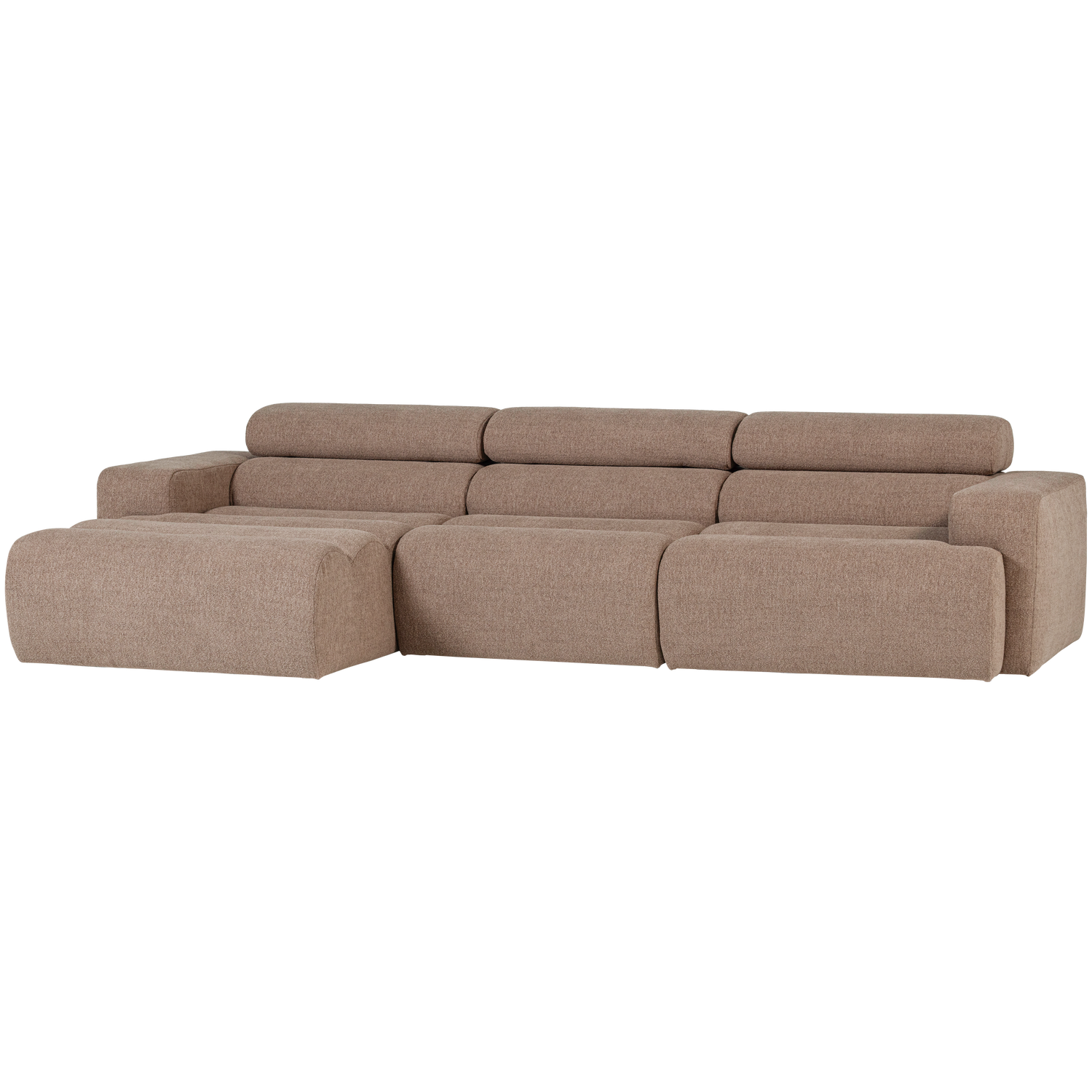 WOOOD Novi Chaise Longue Bank Links - Polyester - Taupe
