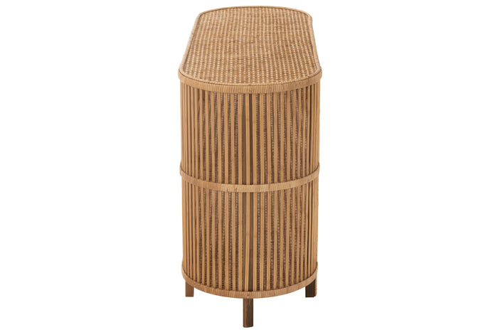 J-Line tafel Exo - bamboe|rotan - naturel