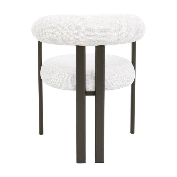 DÉJA Living - Eetkamerstoel - Stof - Beige|Brons - Odense - Set van 2