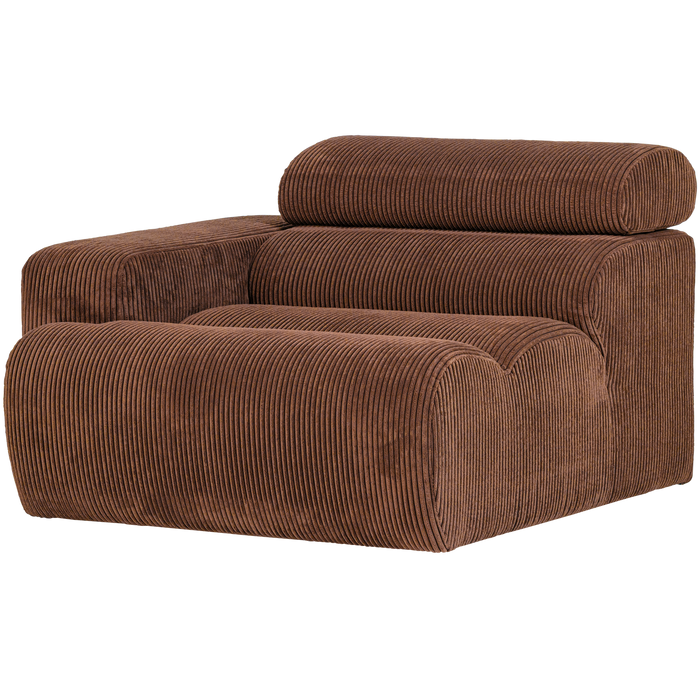 WOOOD Novi 1-Zits Element Bank Arm Links - Ribstof - Terra