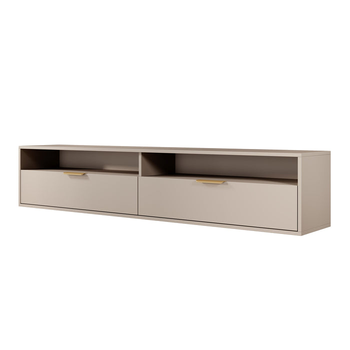 Meubella - TV-Meubel Qipp - Beige - 175 cm