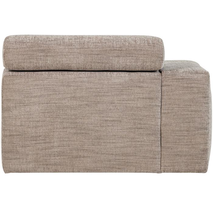 WOOOD Novi 1-Zits Element Bank Arm Links - Polyester - Naturel Melange