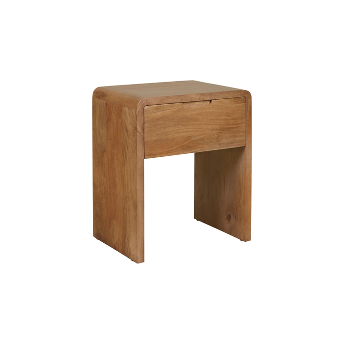 Nachtkastje Laros Bruin|Hout - Mango|Hout - Noten