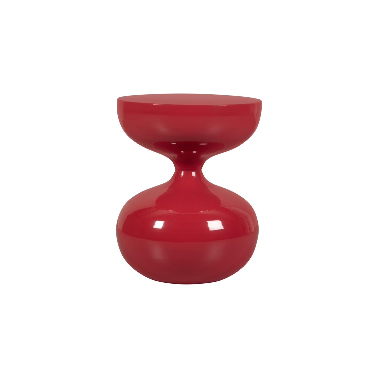 Bijzettafel Berlijn - Rood - Metaal - 41x50x41cm (BxHxD)