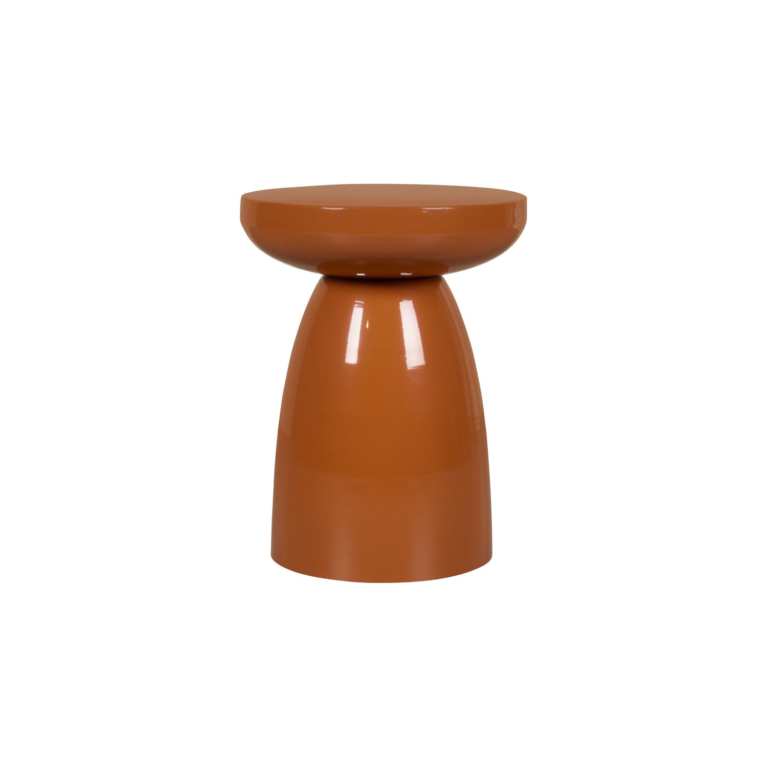 Bijzettafel Mannheim - Bruin - Metaal - 40x50x40cm (BxHxD)