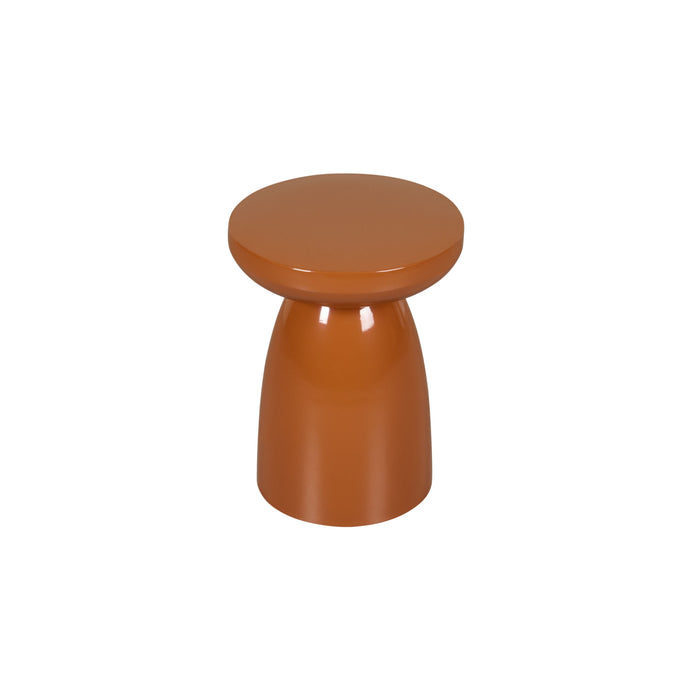 Bijzettafel Mannheim - Bruin - Metaal - 40x50x40cm (BxHxD)