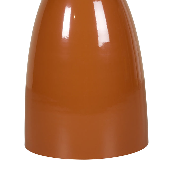 Bijzettafel Mannheim - Bruin - Metaal - 40x50x40cm (BxHxD)