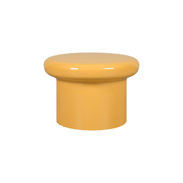 Bijzettafel Keulen - Geel|Oker - Metaal