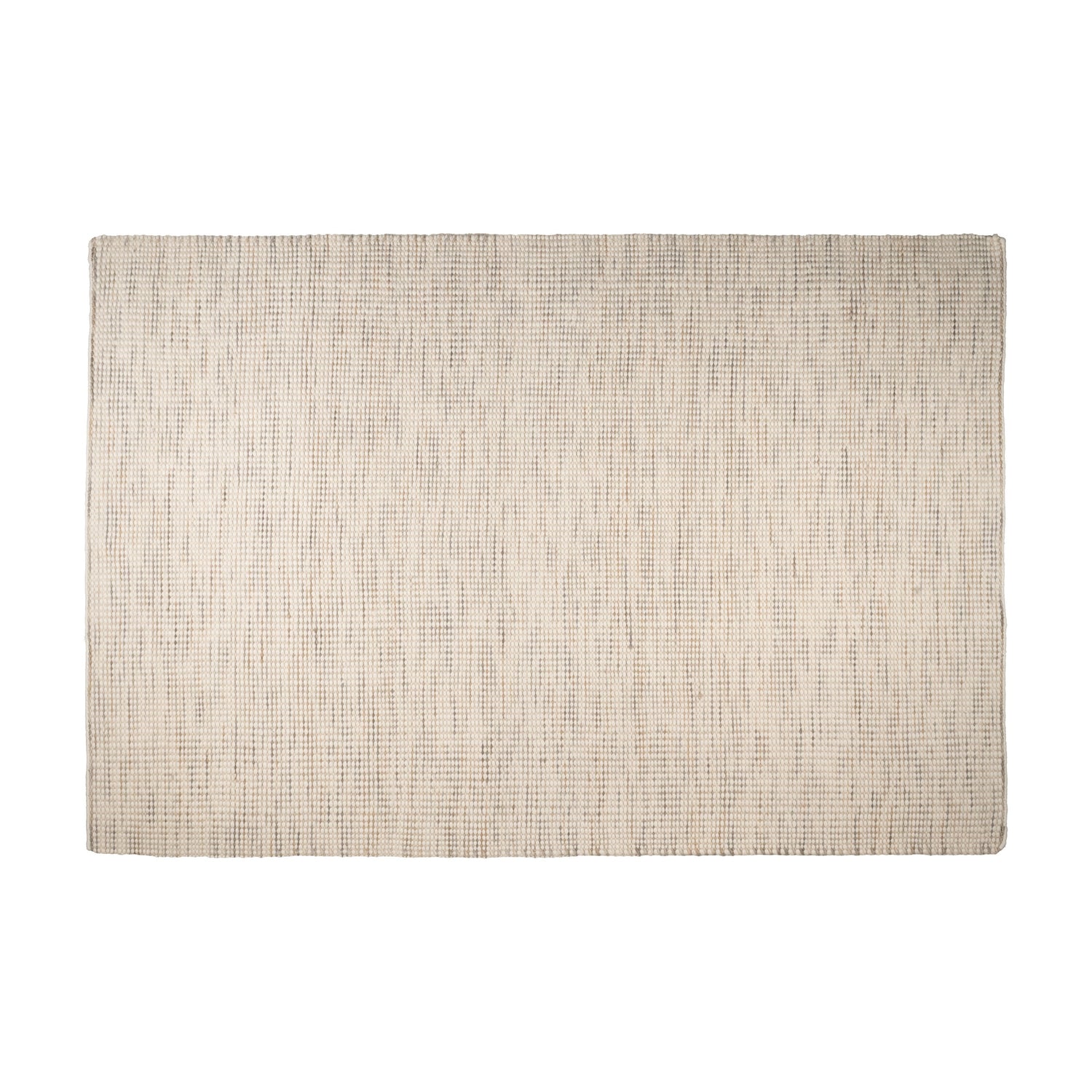 Vloerkleed Stip - Greige|Grijs|Zilver - 100% Wol