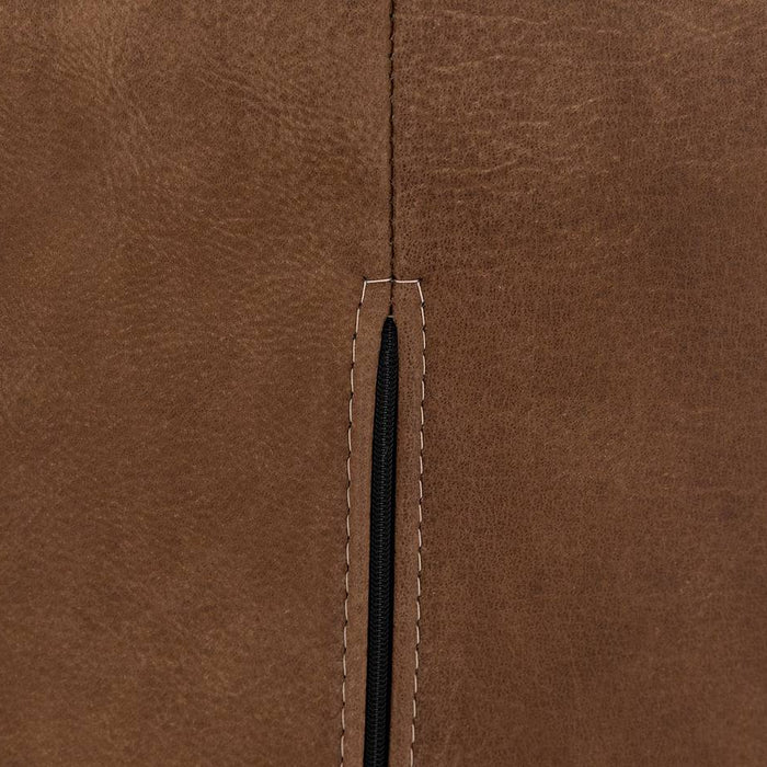 Goossens  Eetkamerstoel Leogang -  Leder met armleuning