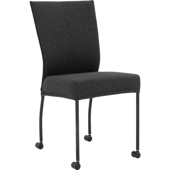 Goossens  Eetkamerstoel Funk -  Textiel zonder armleuning