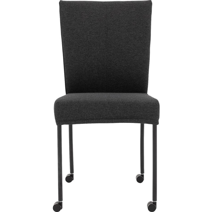 Goossens  Eetkamerstoel Funk -  Textiel zonder armleuning