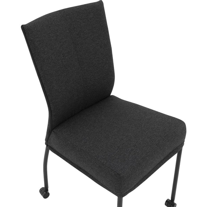 Goossens  Eetkamerstoel Funk -  Textiel zonder armleuning