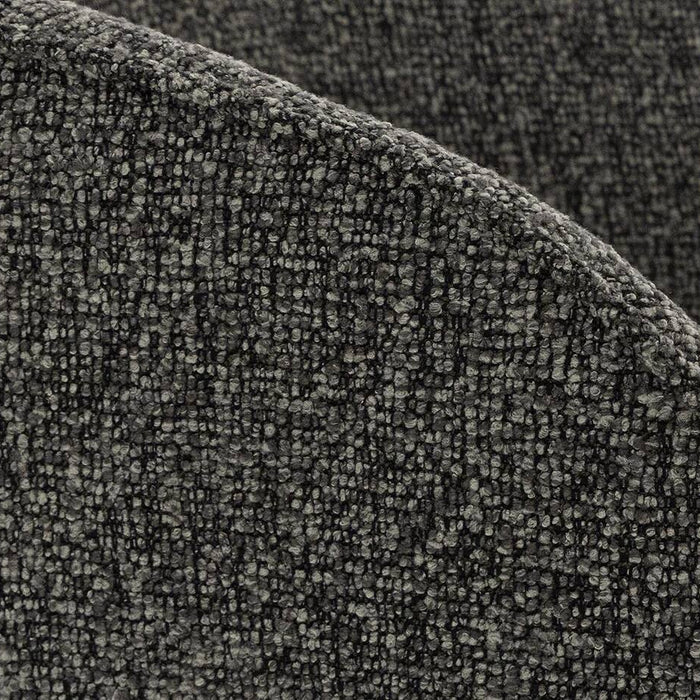 Goossens  Eetkamerstoel Ostuni (zitting leer, rugleuning stof) -